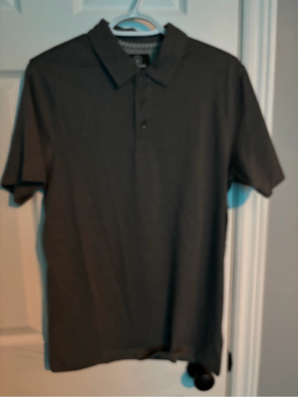 Volcom Men's Charcoal Gray Polo Shirt